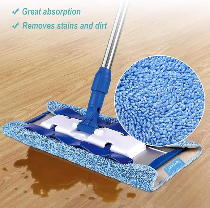KEEPOW Microfiber Mop Refills Compatible