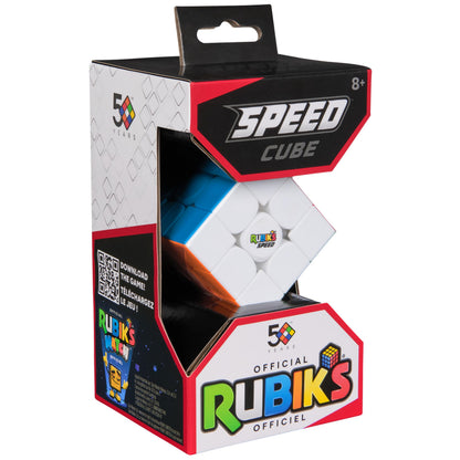 Rubik’s Cube, 3x3 Magnetic Speed Cube for super fast solves, problem-solving challenging brain teaser fidget toy for adults & kids ages 8+
