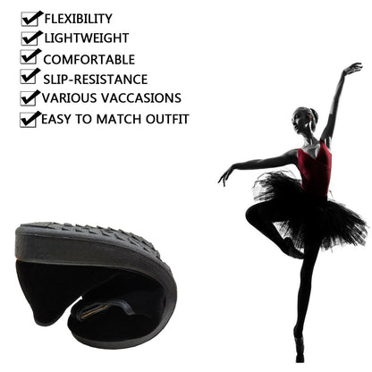 pestor Mary Jane Shoes for Women Ballet Flats Women's Flat Shoes Ballerina Halloween Black Mary Janes (Buckle, Adult, Women, 8.5, Numeric, US Footwear Size System, Medium)