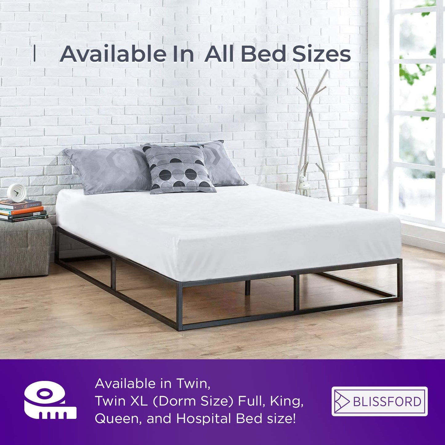 BLISSFORD Queen Plastic Mattress Protector - Heavy Duty, Fitted Vinyl - Plastic Mattress Cover, Rubber Sheets for Bedwetting Adult or Child, 100% Waterproof Fitted Sheet Queen