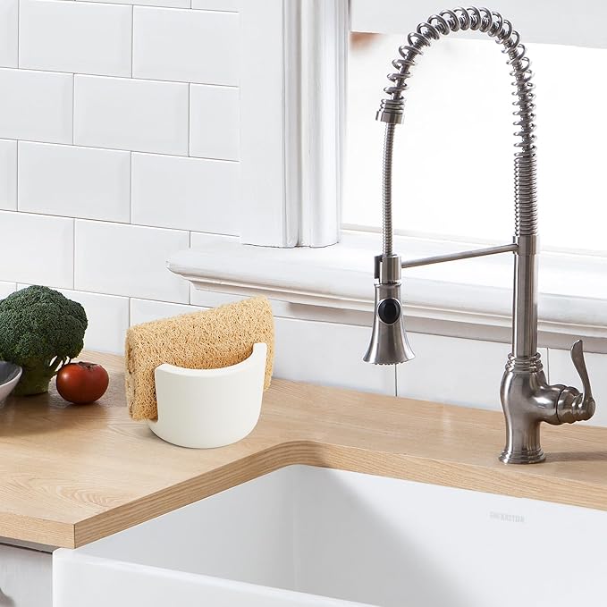 Diatomite Sponge Holder for Kitchen Sink Counter, Quick Drying, Fast Water