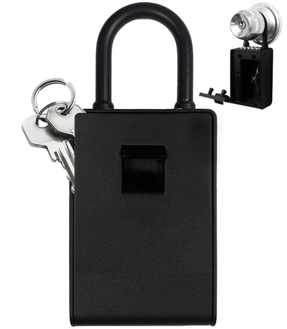 Kingsley Smart Wall Mount Key Lock Box with Bluetooth Keyless Entry, Extra Large for Keys & Access Cards, Auto Lock, App Control, IP65 Waterproof, Secure Code, for Home, Office, & Airbnb (Standard)