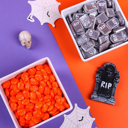 Tombstone Sprinkles for Cake Decorating, Silver Grey Sprinkles Perfect for Horror Dessert Party 3.52 Ounce