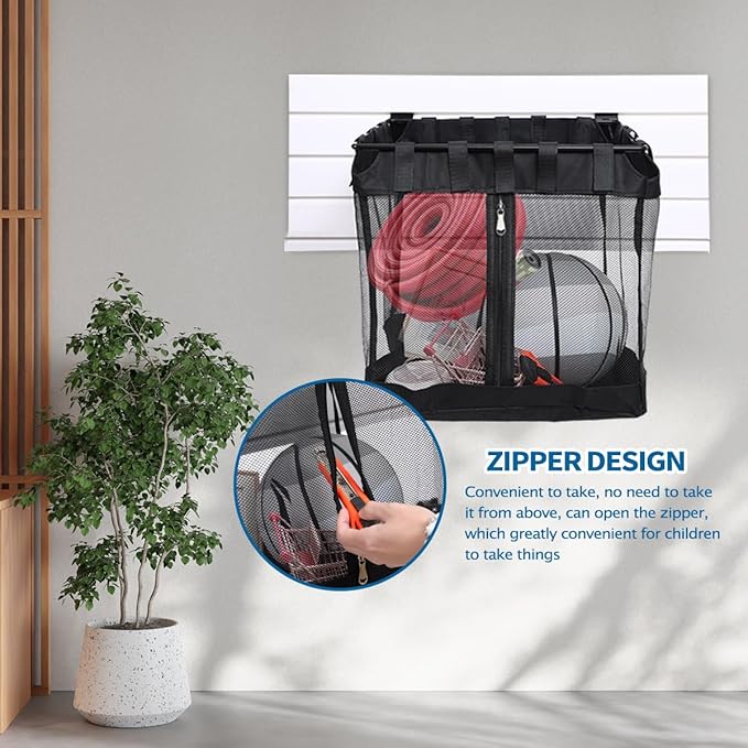 4Pcs Large Slatwall Baskets Mesh Slatwall Baskets
