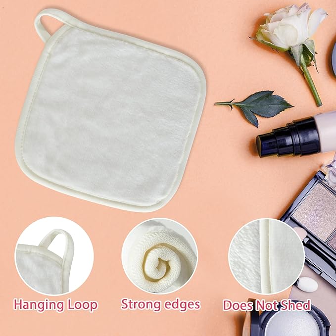 Makeup Remover Cloth, Makeup Remover Pads Microfiber Face Washcloth