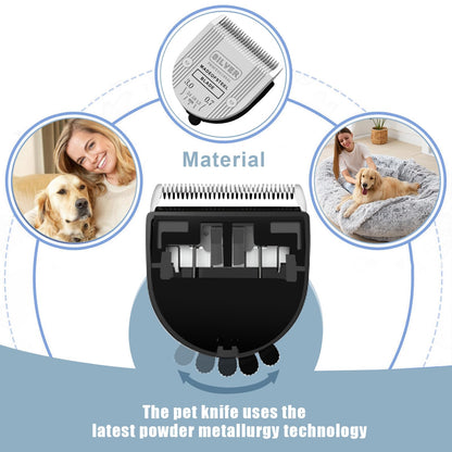 2PCS Adjustable 5 in 1 Replacement Blades Compatible with Wahl 5 in1 Clipper Bravura, Chromado, Creativa, Figura, Motion, Supergroom Dog Grooming Clippers