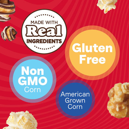Popcornopolis 9.5 oz Bag, Caramel Flavored Indulgent Popcorn