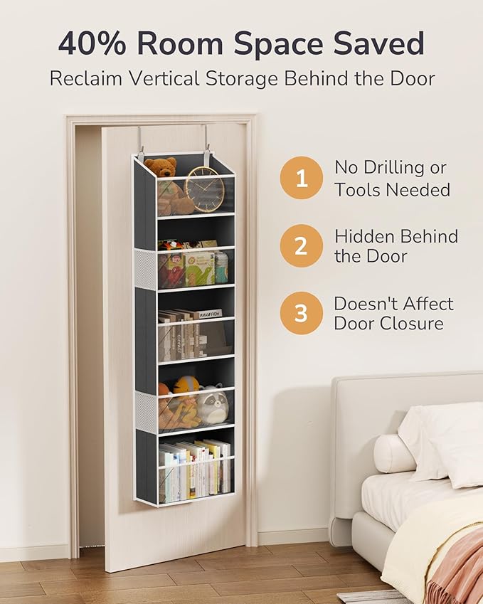 ULG Clear Over The Door PVC Organizer