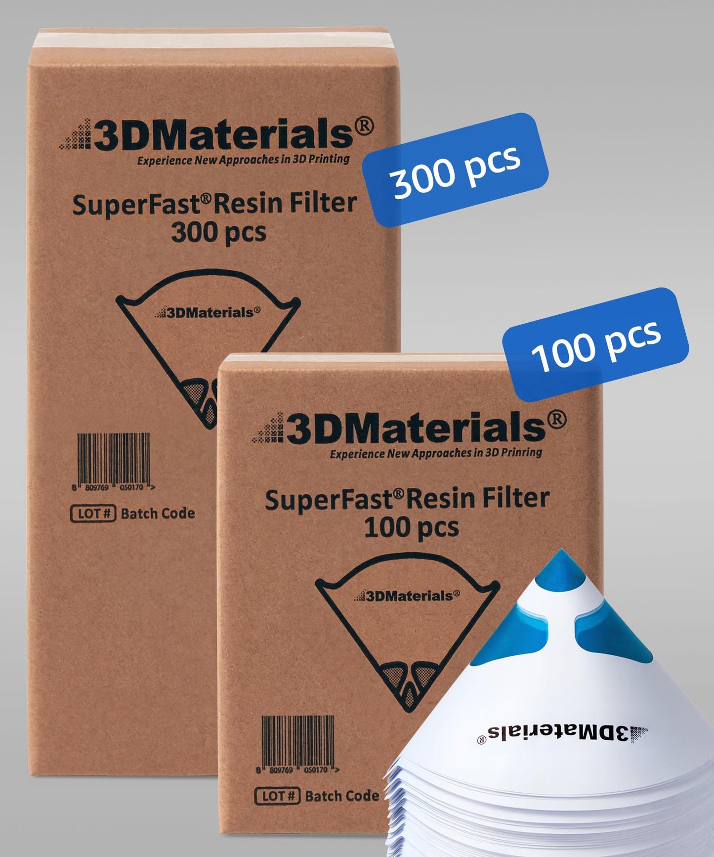 SuperFilter 100 pcs, Disposable Filter, 3D Printer Resin and Paint Strainer, Made in Korea by 3DMaterials