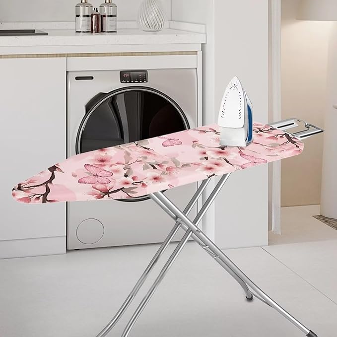 Cherry Blossom Ironing Board Cover and Pad 15 x 54 Heavy Duty Iron Board Covers