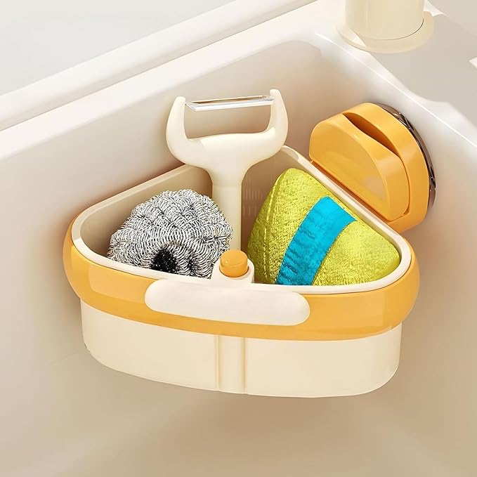 LLQ 2PACK Sink Strainer Basket, 2025 New Upgraded Suction Cup Press Sink