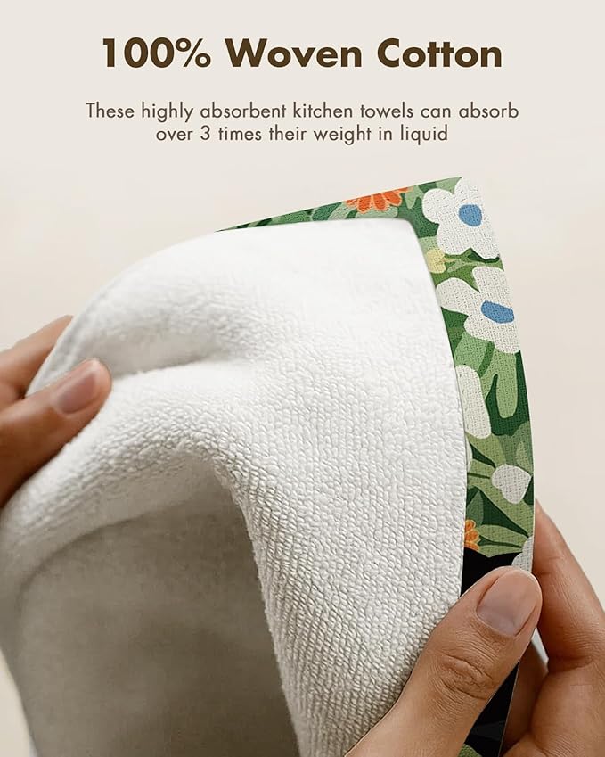 Cotton Kitchen Towels Set of 2