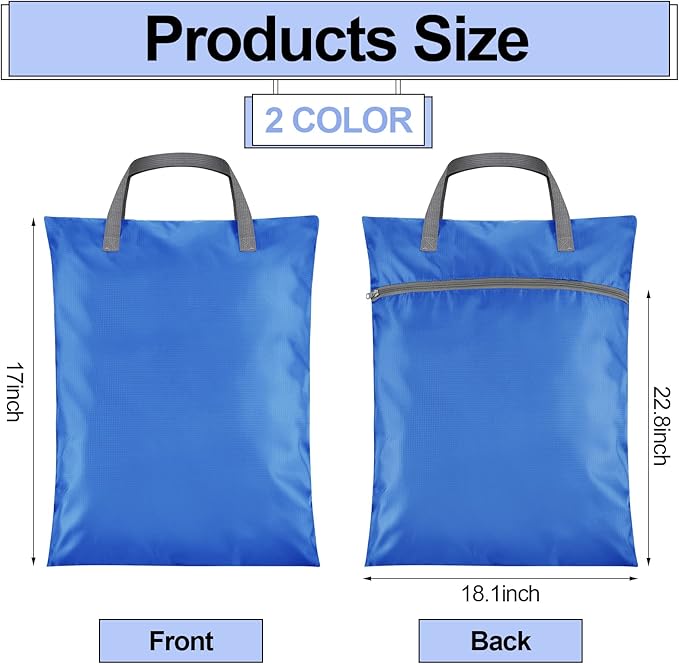 2 Pcs Travel Laundry Bags Waterproof