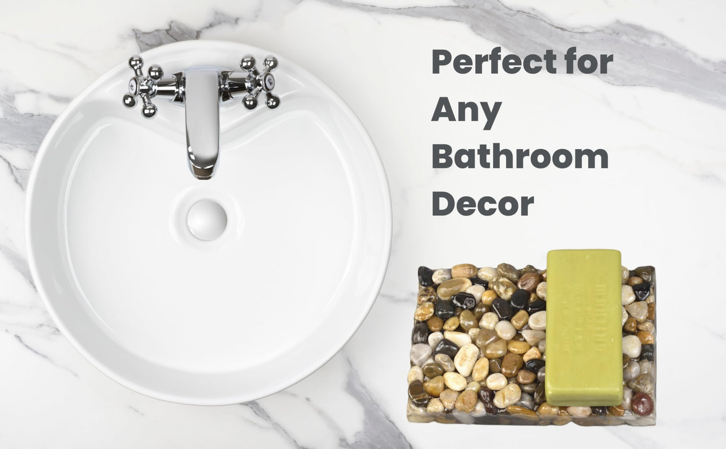 Soap Dish for Bar Soap, Decorative Soap Dish for Shower, Soap Bar Holder for Bathroom Sink, Soap Holder Soap Tray