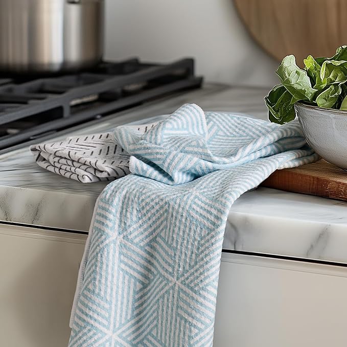RECYCO Waffle Kitchen Towel Set of 2