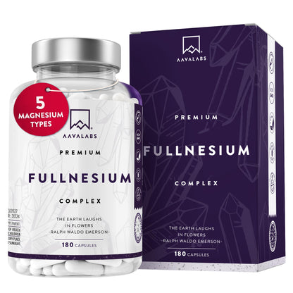 High Strength Magnesium Supplements for Women and Men -1575mg per Daily Dose (425mg Elemental) - Chelated Magnesium Glycinate, Citrate, Malate, and Oxide - 180 Capsules - Vegan