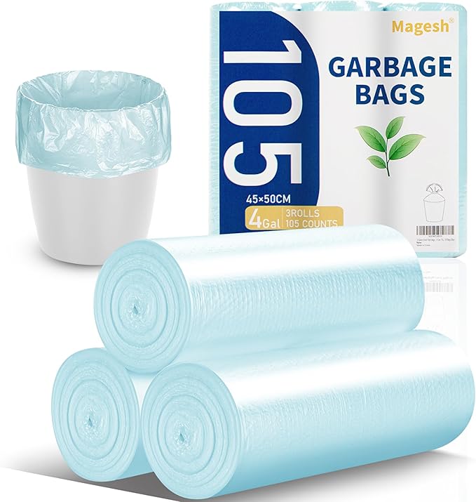Magesh 105 Blue 4 Gallon Trash Bags