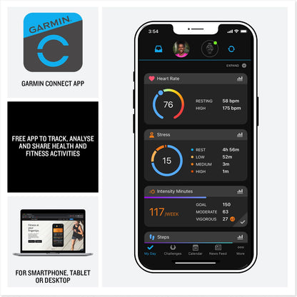 Garmin Forerunner 165 Music GPS 43mm Running Smartwatch, Lightweight, AMOLED Touchscreen, Advanced Training & Insights, Safety & Tracking Features, up to 11 days Battery Life, Black