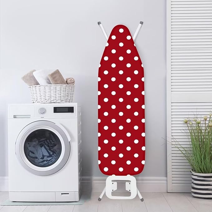 Polka Dots Ironing Board Cover and Pad Modern Design Standard Size Iron Pads