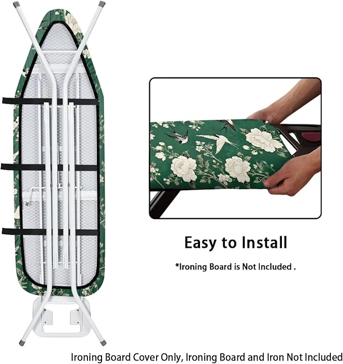 Bird Ironing Board Cover and Pad 16 x 55 Thick Padding