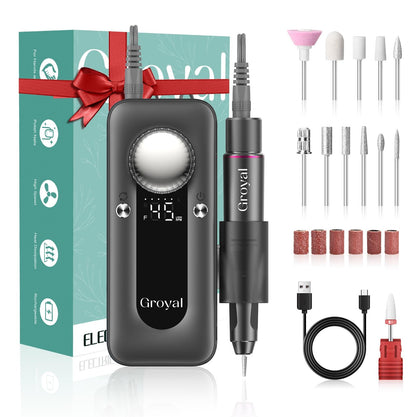 Electric Nail Drill Professional, 45000RPM Cordless Electric Nail File for Acrylic Gel Nails, Professional Nail Drill Manicure Pedicure Polishing Shape Tools for Home Salon