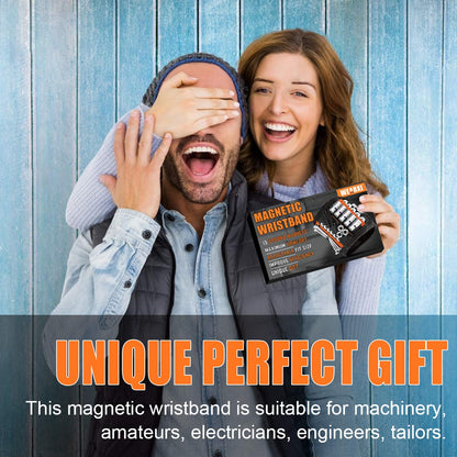 WEARXI Gifts for Men, Magnetic Wristbands for Men Tools, Secret Santa Gifts for Men, Stocking Fillers for Men, Dad Gifts, Gadgets for Men Gifts for Men Who Have Everything, Mens Gifts for Christmas