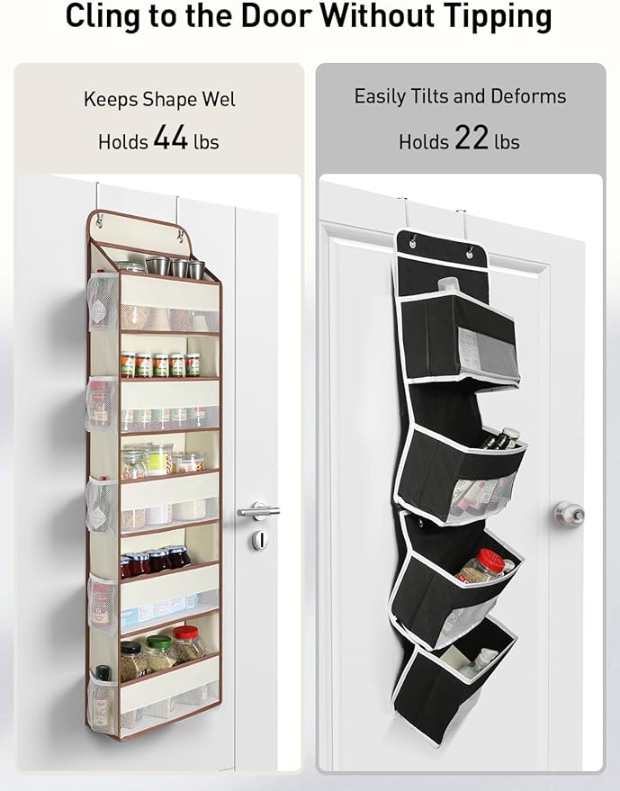 Yecaye 1 Pc 5 Tier Over the Door Organizer