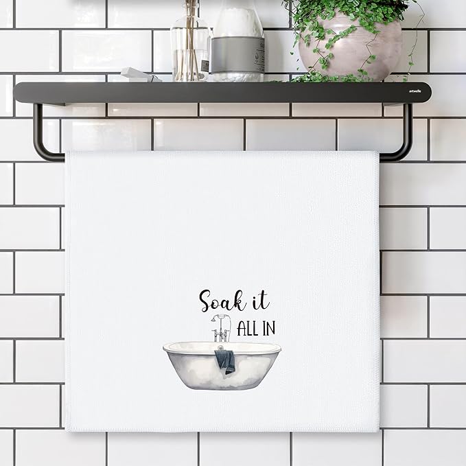 GROBRO7 Funny Sayings Hand Towel