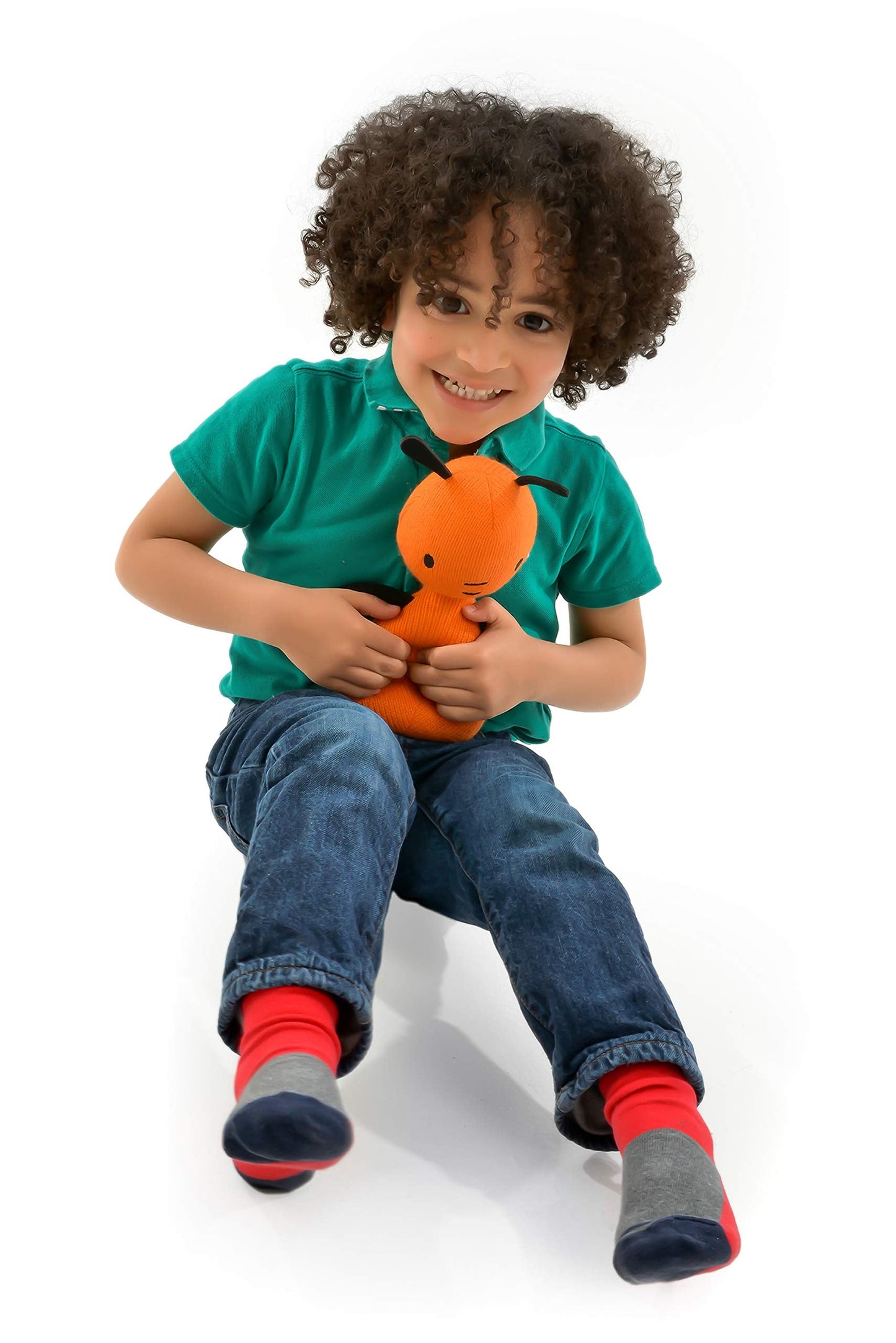 Bing toys, talking Flop teddy bear. Flop makes sounds like he does in the Bing CBeebies TV Show. Perfect toddler toys, Orange