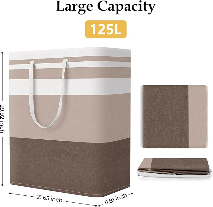 StorageRight Large Collapsible Laundry Basket Hamper