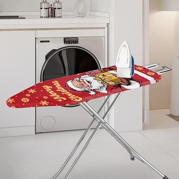 Christmas Santa Claus Ironing Board Cover and Pad Cover