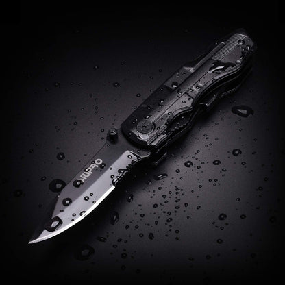 Multitool Pocket Knife for Men, Tactical Folding Multi Tool, Multipurpose Utility Plier Set, Camping, Survival, Hiking Gear, Screwdriver Kit, Mens Gifts Idea