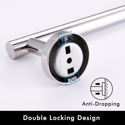 KES Towel Rail 30CM Hand Towel Holder, Bathroom Towel Bar Kitchen Dish Cloths Hanger SUS304 Stainless Steel Polished Steel Wall Mounted, A2000S30