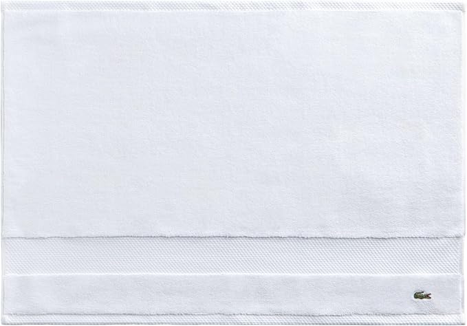 Lacoste Heritage 100% Supima Cotton Tub Mat, Premium Super Soft Bath Towel