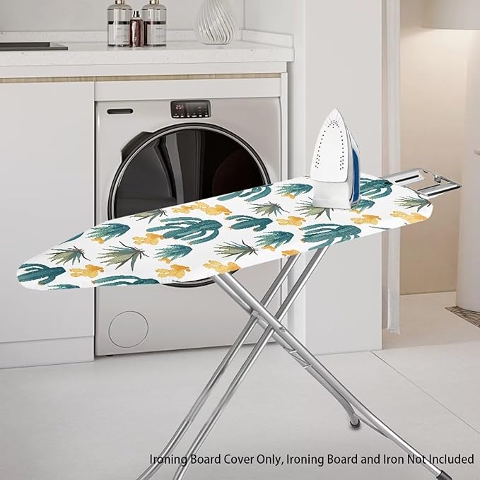 Cactus Ironing Board Cover and Padding 15 x 54 Non-Slip Ironing Board