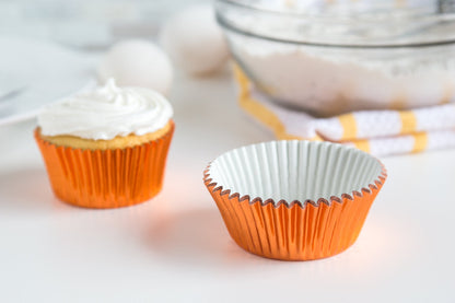 Fox Run Halloween Foil Muffin and Cupcake Liners, Set of 32, Standard Size Wrappers
