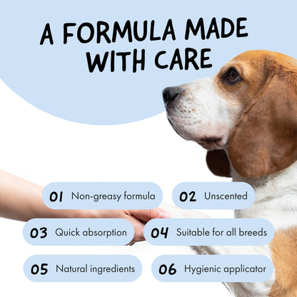 Belly® Dog Paw Balm 50g - 100% Natural, Lick Safe & Unscented Moisturiser for Cracked Paws, Dry Noses, Elbows & Ears - All Season Protection from Snow, Salt, Heat & Rough Surfaces - Dog & Cat Paw Balm