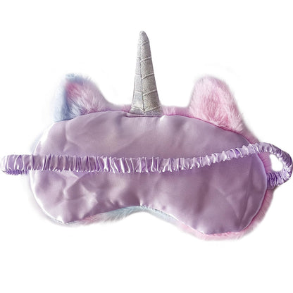 Cute Animal Sleeping Mask Soft Plush Blindfold Cute Rabbit Panda Koala Eye Cover Eyeshade for Kids Teens Girls Women (Flamingo)