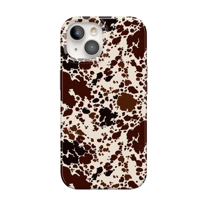 Casely iPhone 15 Plus Case | Fit Check | Neutral Checkerboard Checkered Classic Case | Compatible with MagSafe