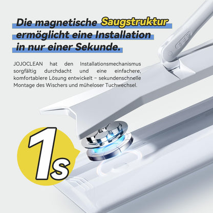 Sweeper 2-in-1 Dry + Wet Floor Mopping and Sweeping Kit, Multi-Surface Kit for Floor Cleaning, Kit Includes 1 Sweeper 14 Dry Sweeping Cloths 3 Wet Mopping Cloths