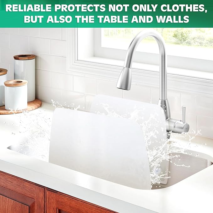 3 Pcs Sink Splash Guard Suction Cup