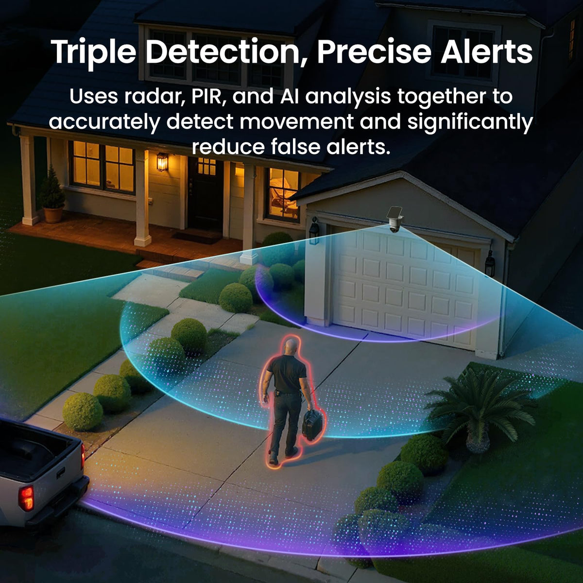 aosu T2 Ultra 4K Security Cameras Wireless Outdoor, 6 Cam Kit, Smart Home Security System with TrueColor Night Vision, AI Recognition & 360° Motion Tracking, Solar Power, Expandable 1TB Local Storage