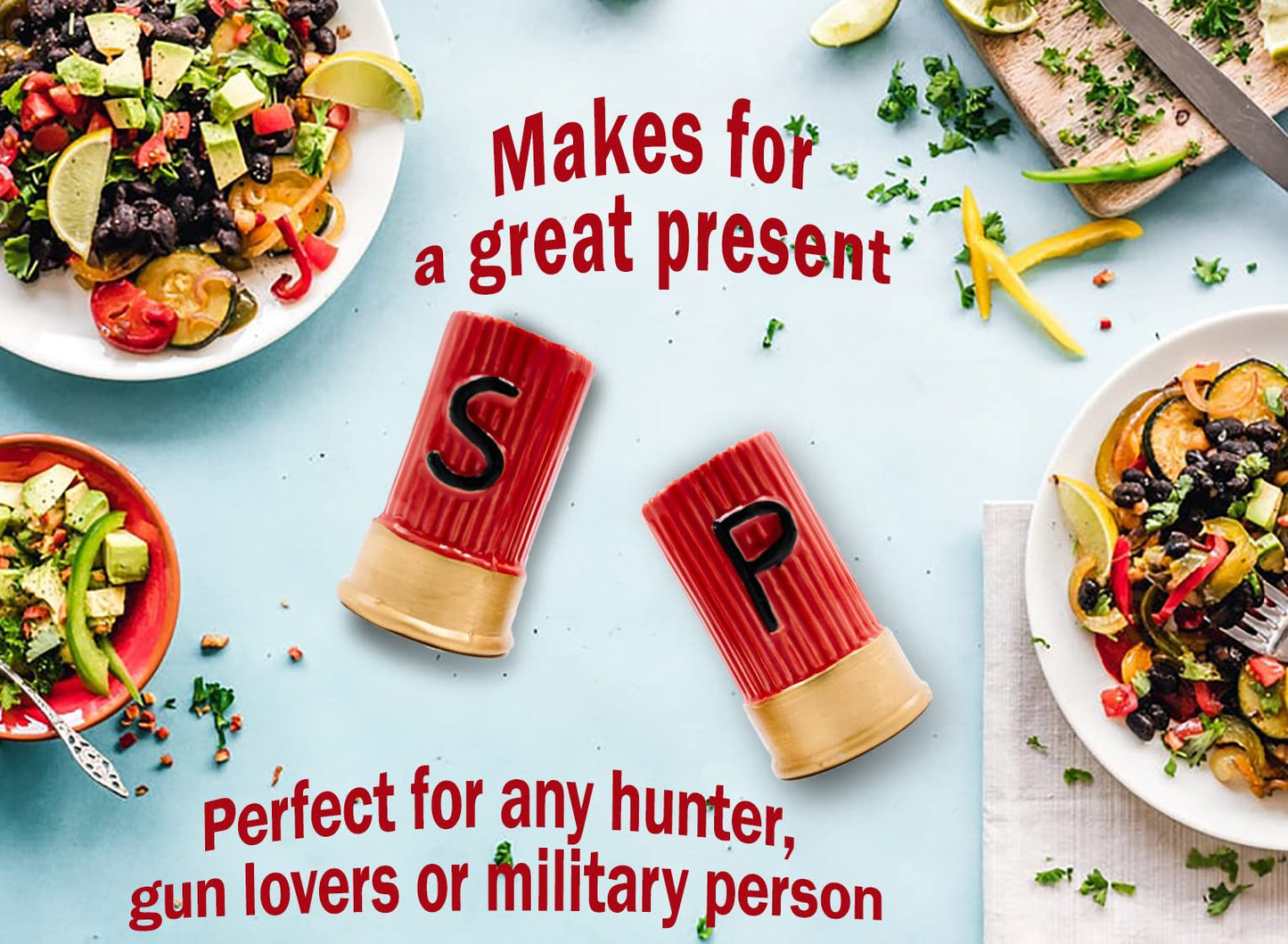 Caliber Gourmet Shotgun Salt & Pepper Set