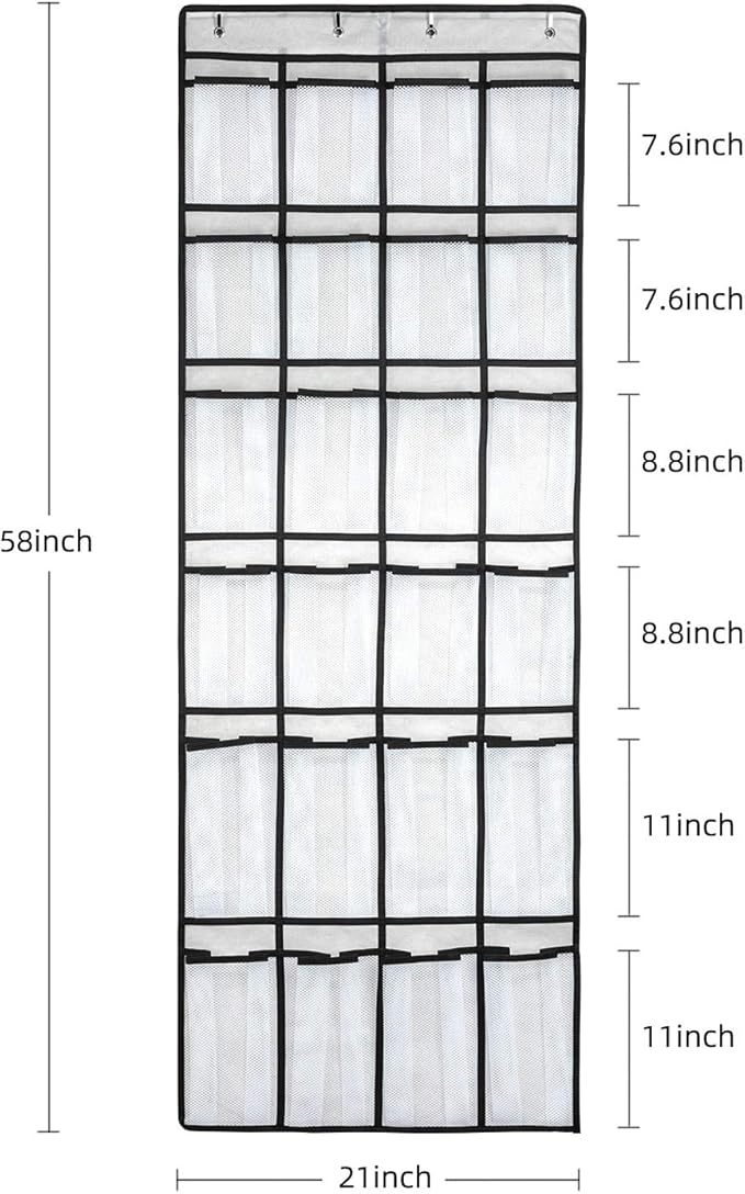 Over the Door Shoe Organizer, Hanging Shoe Organizer