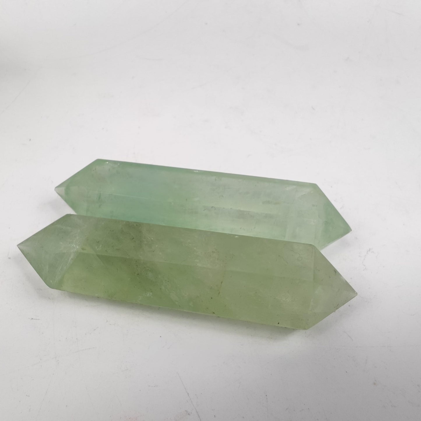 10cm Natural Crystal Tower Two Point Wand Obelisk 6 Faceted Crystals Point Chakra Stone Kit Home Decor Reiki Healing Gift (Dream Amethyst)