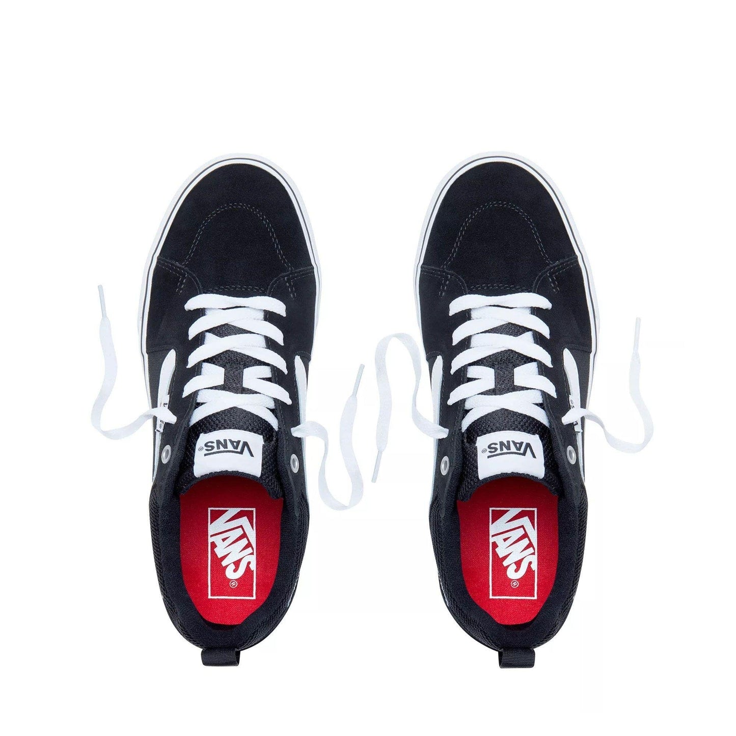 Mens Vans Size 9.5, Filmore Sneaker Black & White Suede & Mesh Canvas Lace Up Shoes, Low Top Men's Trainers, Lightweight Men's Shoes by Vans Active Wear Range (9.5 UK)