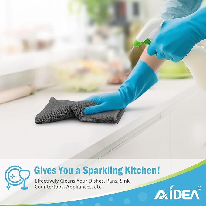 AIDEA Microfiber Cleaning Cloth-50PK, Soft Microfiber Towels