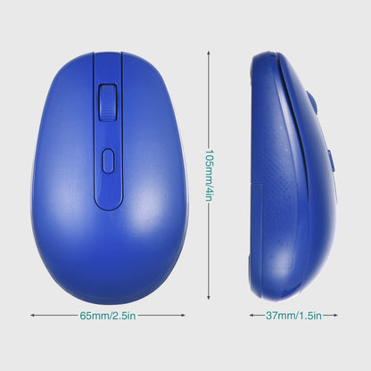 Rii Wireless Mouse RM700 2.4G Silent Mouse with USB Nano Receiver for Laptop,PC,Mac,Chromebook,Windows (Pink)