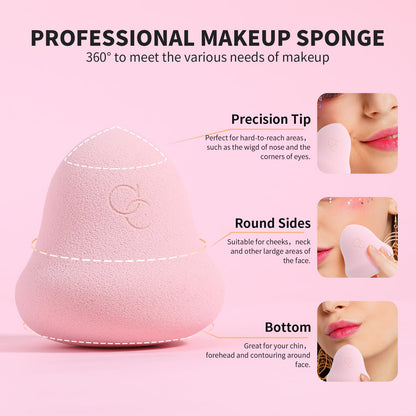 Docolor Makeup Brushes 16+3 Pcs Makeup Brush Set with Makeup Bag Makeup Sponge & Brush Cleaning Pad Professional Face Powder Kabuki Foundation EyeShadow Concealers Brush Kit Gift Box Fantasy Series Ⅲ