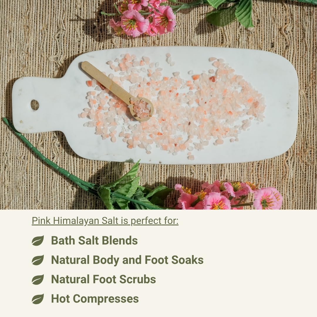 Nature Packaged Pink Himalayan Salt (16oz) - Direct from The Himalayan Mountains - Pure Coarse Grain Organic Salt for Body Scrubs, Adding to Baths, and Foot Soaking 1 Pack